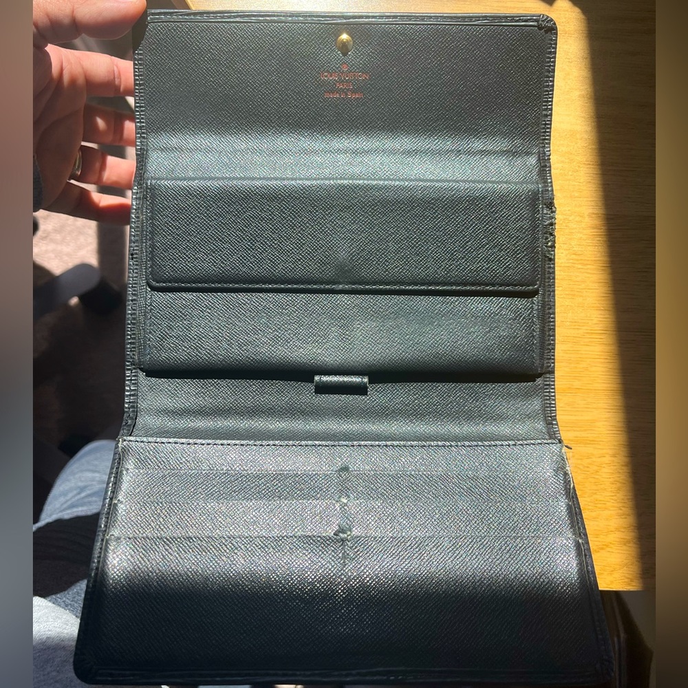 Louis Vuitton International Wallet (black)- Project piece!!!